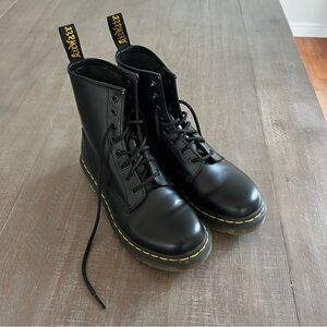 Dr. Martens Black Leather Boots
